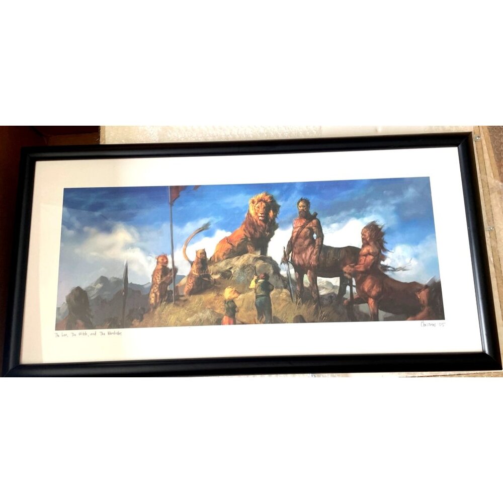 Chronicles of Narnia The Lion The Witch And The Wardrobe Framed Art Print